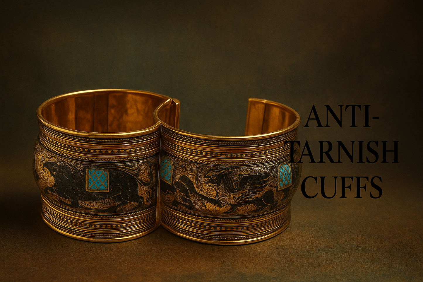 Anti-Tarnish Brass Cuff [ Single ]